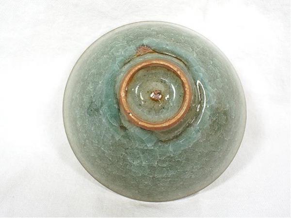 1円～☆方山窯/高橋和三郎作 青磁茶碗 ☆美品☆ ab0339(青磁)｜売買