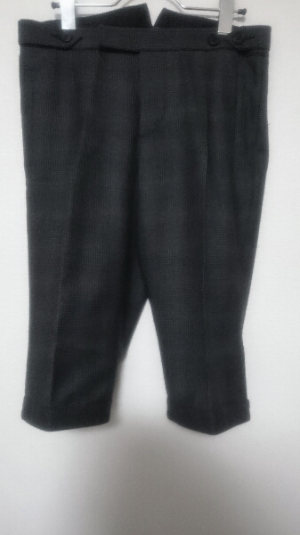 ミュウミュウ ハーフパンツ 36 ウール羊毛 グレー 美品