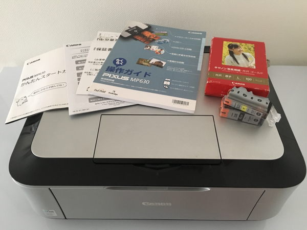 Canon キャノン プリンター PIXUS MP630 写真用紙 インク有 2万