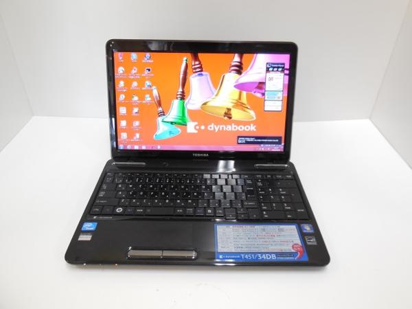 DynaBook T451/34DB Celeron B800/4GB/640GB/15.6型/Win7 現状☆