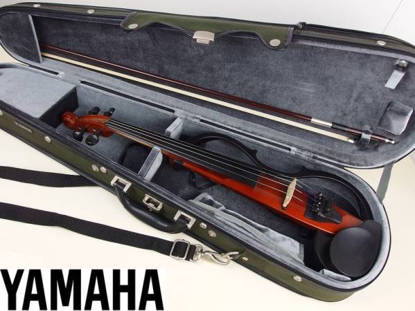 美品 YAMAHA ヤマハ サイレントバイオリン SV-120 弦楽器 バイオリン