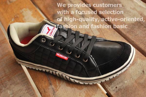 Vintage加工！カジュアル スニーカー 2790 メンズ 25.5cm BLACK