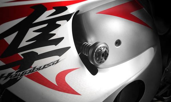 DIMOTIV GSX1300R GX72A ハヤブサ 08-フレームスライダー チタン