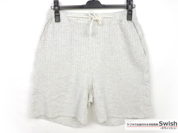 【D04】【AUGUSTE オーギュスト 新品 スウェット ショーツM白1円