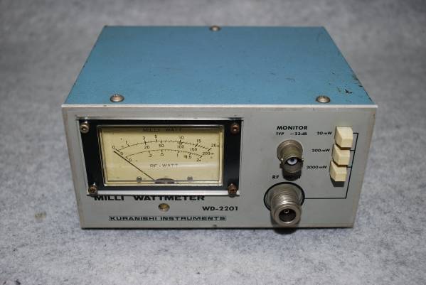 クラニシ MILLI WATTMETER WD-2201 KURANISHI クラニシMILLI WATTMETER WD-2201 中古 クラニシ - KURANISHI