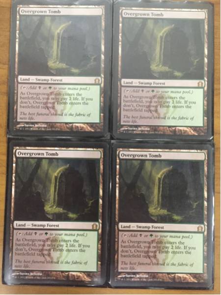 草むした墓 英語4枚 【送料無料】即決