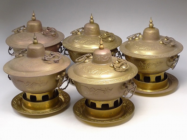 ▲142071▲神仙炉5点/朝鮮火鍋火爐