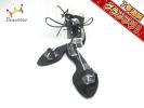 セルジオロッシ サンダル 36 1/2 レディース 黒 レザー