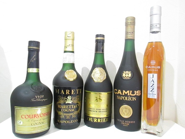 【古酒】カミュ　クルボアジェなどブランデー5本セット