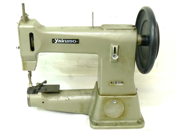 ジャンク YAKUMO DD-N73 極厚物用 太糸用 ミシン 楽直S1846379(本体