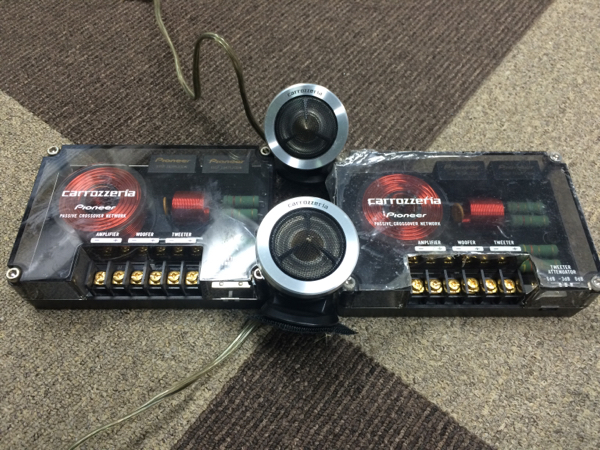 Pioneer carrozzeria ツィーター 3種類 ネットワークセット カロッツェリア ネットワーク、ツィター carrozzeria カロッツェリア