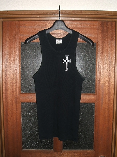 即決 クロムハーツ クロス タンクトップ M Chrome hearts