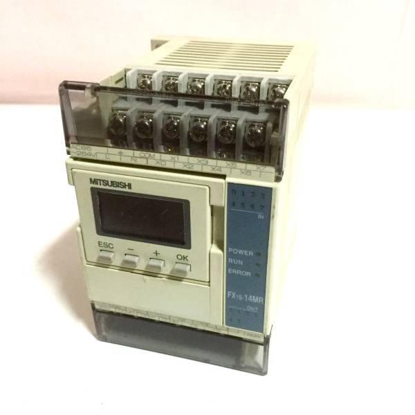 Mitsubishi PLC FX1S-14MR | 三菱電機 FX1S 基本ユニット シーケンサ