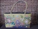送料無料！ベトナム　お花の刺繍のバック　新品