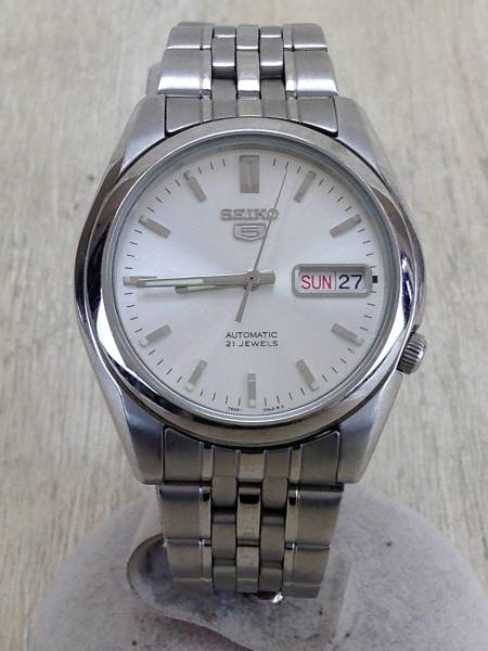 SEIKO◆自動巻腕時計/アナログ/ラウンド/キズ有
