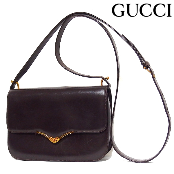 ショルダーバッグ オールドグッチ ヴィンテージ - カーフレザー GUCCI