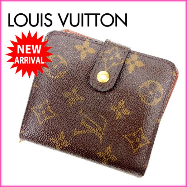 ルイヴィトン Louis Vuitton 二つ折り財布 メンズ可 /コンパクト