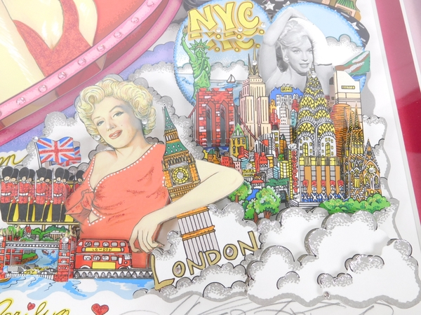 CHARLES FAZZINO 3Dアート マリリン 30/50DX ファジーノK1883453
