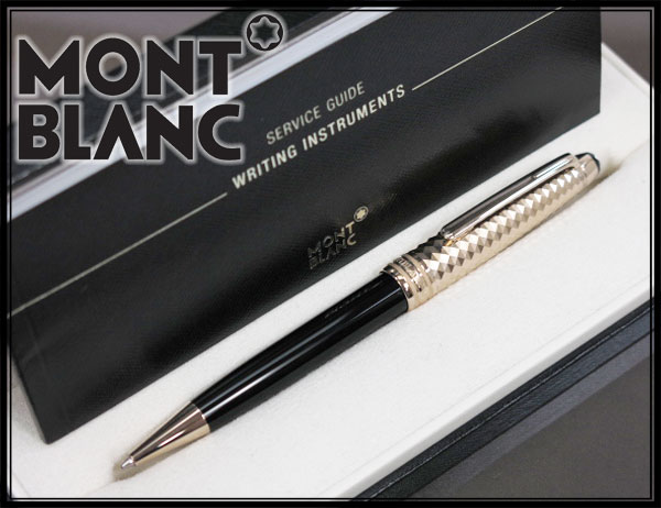 極美品 MONTBLANC モンブラン ジオメトリック ボールペン 105987