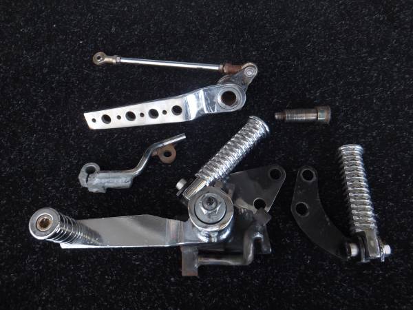 SR400◆ジョッキーシフト＆ステップ部品(SR500チョッパーボバー)