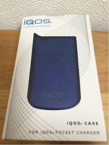 送料込 新品 アイコスケース 青 メタリックブルー iQOS CASE