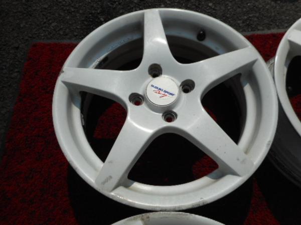 10044 スズキスポーツ 5J-15 +45 100-4H 中古 ホイール 4穴 【公式通販】