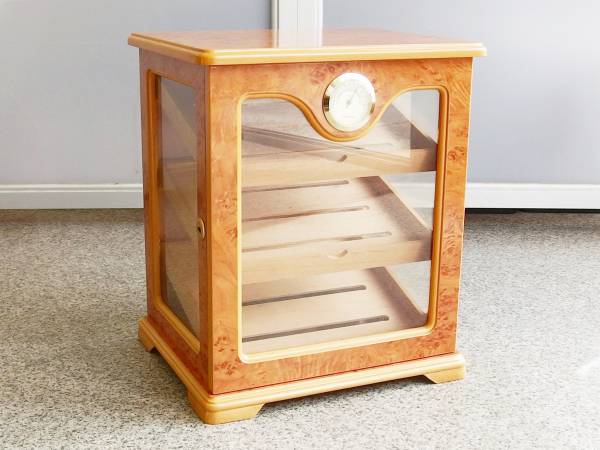 ヒュミドール 葉巻入れ HYGROMETER 湿度計付き