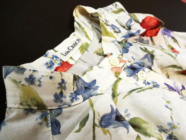 ☆美品 ロイスクレヨン/ノースリーブ花柄ラッフルワンピースx580