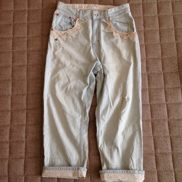 美品 furfur ファーファー デニムパンツ ジーンズ 38 送164円