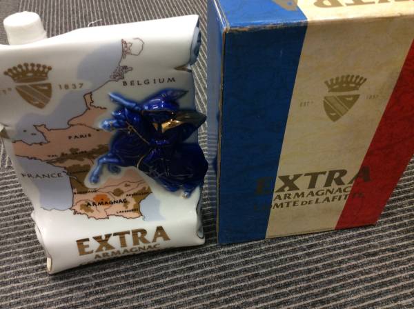 古酒 コント ド ラフィット エクストラ 地図 アルマニャック箱付