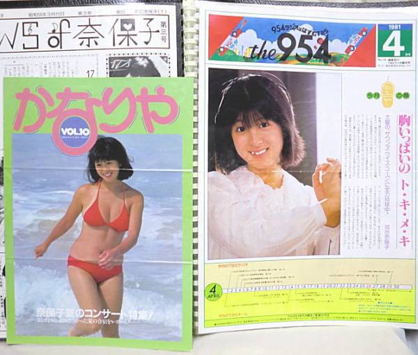 河合奈保子 ファンクラブ : かなりや 会報 希少 0 昭和58年1月 冊子 Vol.