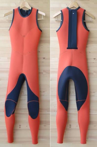 新品未使用*ノーブランド*ロングジョン*クラシックラバー*黒*ML