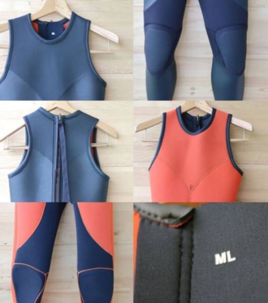 新品未使用*ノーブランド*ロングジョン*クラシックラバー*黒*ML