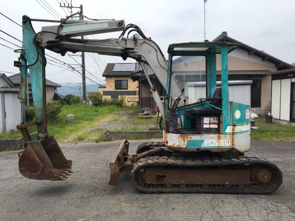 ☆ コマツ PC50UU-1 油圧ショベル 5tクラス 倍速！2128時間 ☆