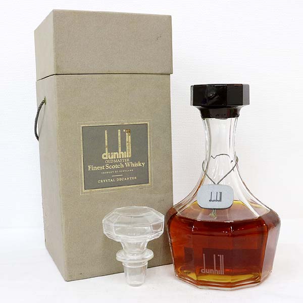 ☆古酒1円~箱付/ダンヒル クリスタルデキャンタ 750ml※ T6E1028 食品