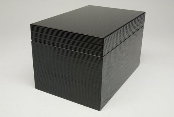 ☆七】 茶道具 茶箱 筋入り 木製 黒 新品 茶道具 茶通箱 2026年最新