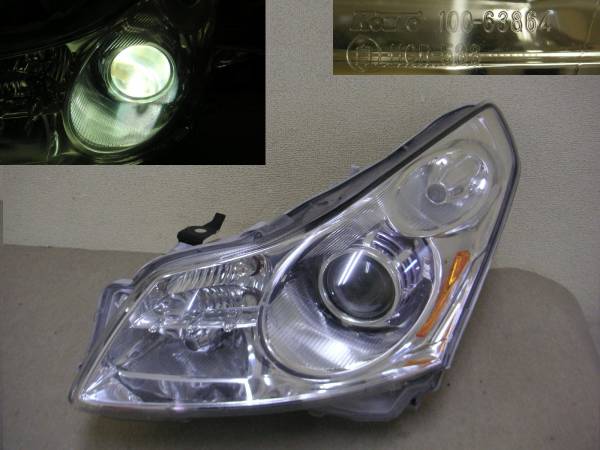 スカイライン CKV36 V36純正 前期 HID ヘッドライト1830 左右