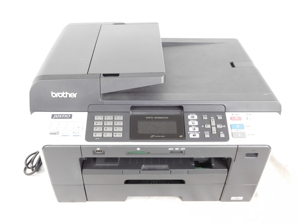 ジャンク BROTHER MFC-6490CN A3 カラー 複合機 JUSTIO K1893048