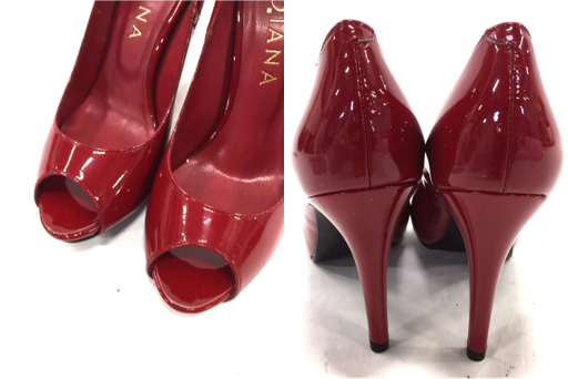 美品 DIANA ダイアナ オープントゥ ヒール レディース 23.5cm 【公式通販】
