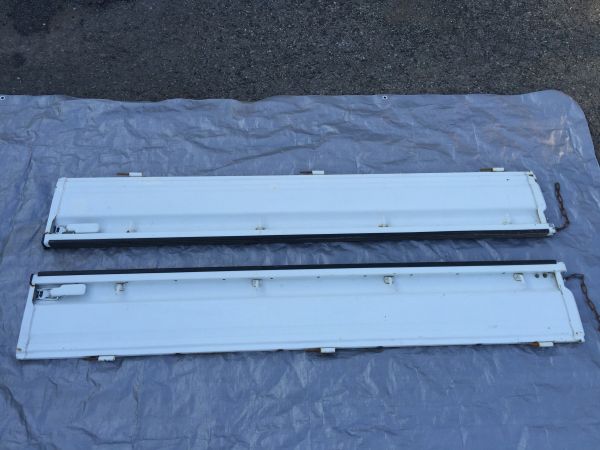車種不明 軽トラック あおりアオリ 白色 左右セット 部品 パーツ