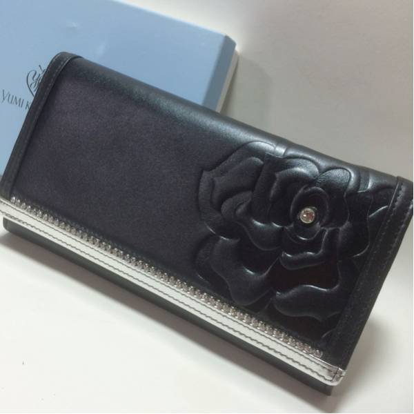 桂由美 沢山入る長財布 未使用品