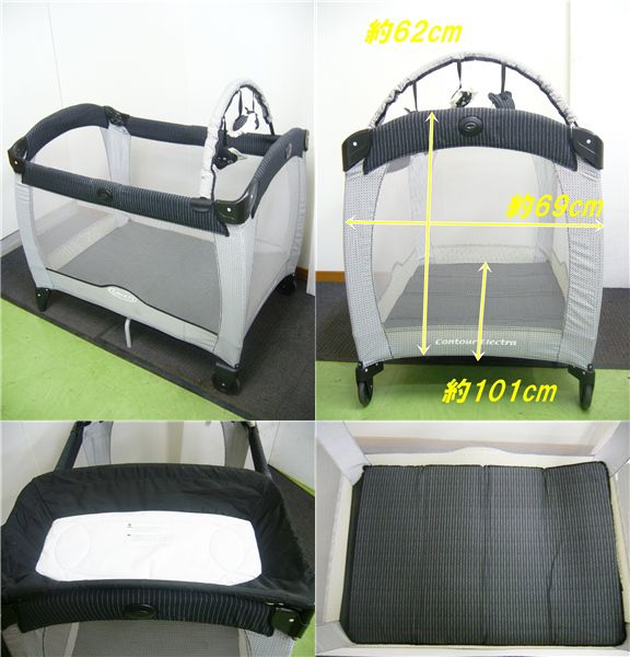 グレコ/GRACO プレイヤード ベビーベッド ベビーサークル