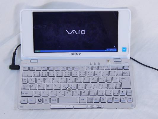 0 SONY VAIO typeP VGN-P50/W WinXP/1GB/80GB/ATOM Z520 基本仕様