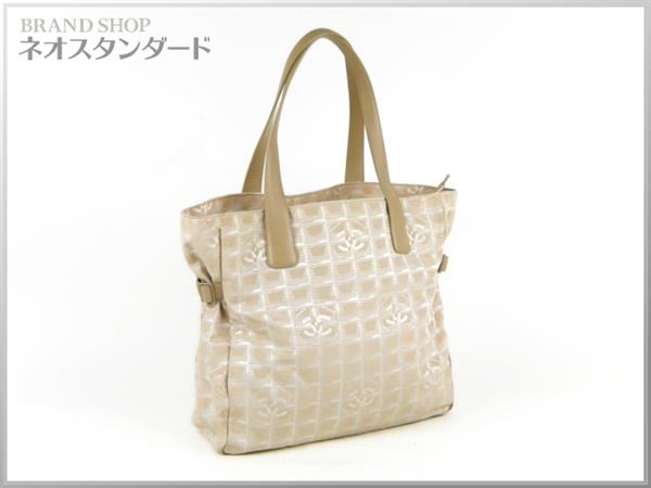 ニュートラベルライン CHANEL シャネル トートバッグ ベージュ