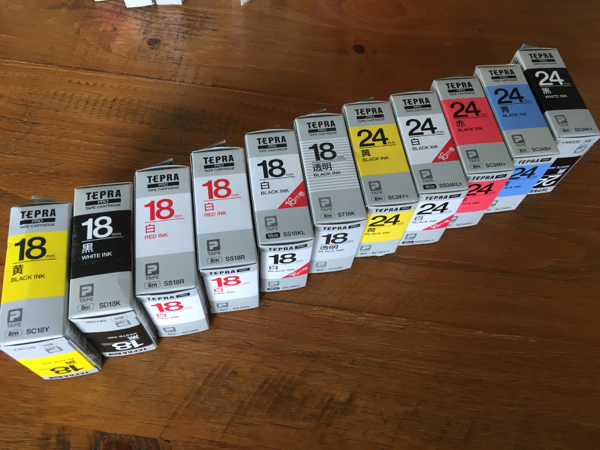 テプラテープ 色々19本！