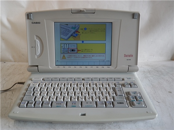 CASIO/カシオ カラー液晶 ワープロ Darwin GX-40