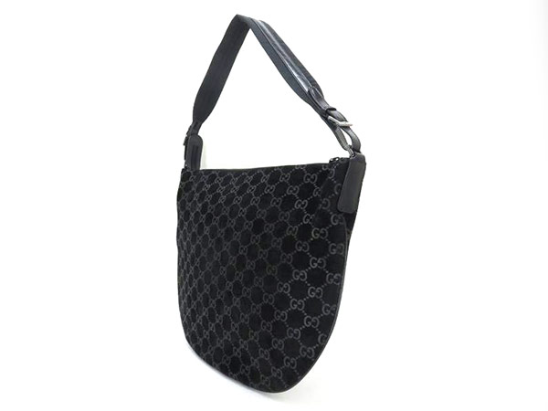 グッチ GUCCI ショルダーバッグ 0011206 - レザー ダークブラウン