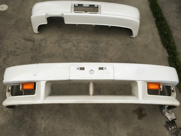 s14 シルビア 後期 ナバーン 純正 フロントバンパー