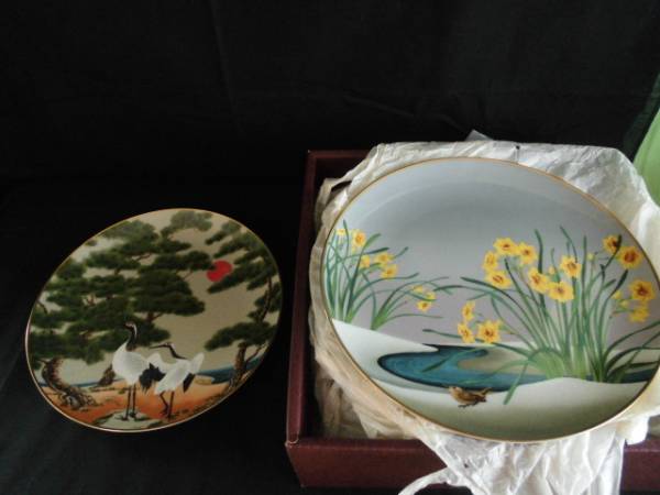 フランクリン ポーセリン 限定版 高級磁器 花鳥 花鳥十二ヶ月 絵皿 