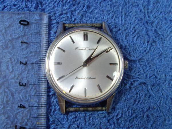 セイコー　クラウン　21石　手巻　ステンケース